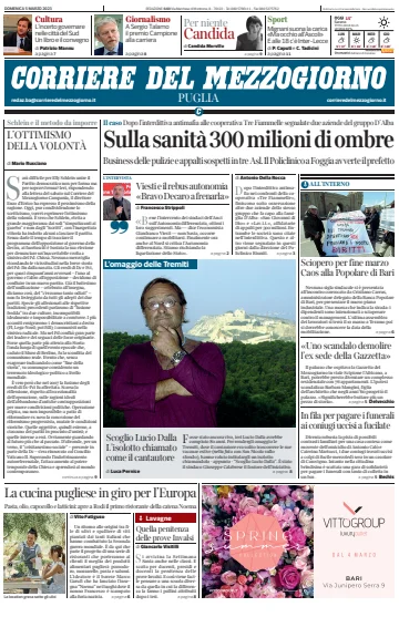 Corriere del Mezzogiorno (Puglia) - 5 Mar 2023