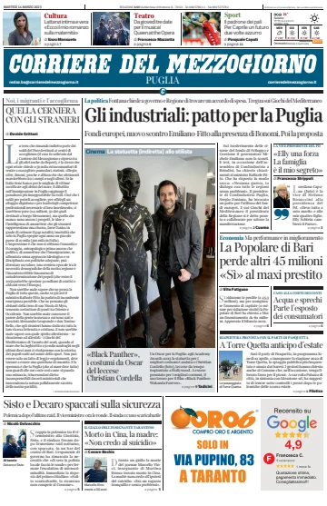 Corriere del Mezzogiorno (Puglia) - 14 Mar 2023