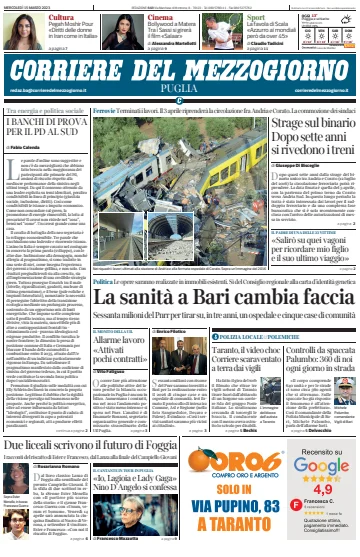 Corriere del Mezzogiorno (Puglia) - 15 Mar 2023