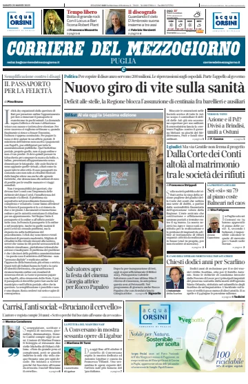 Corriere del Mezzogiorno (Puglia) - 25 Mar 2023