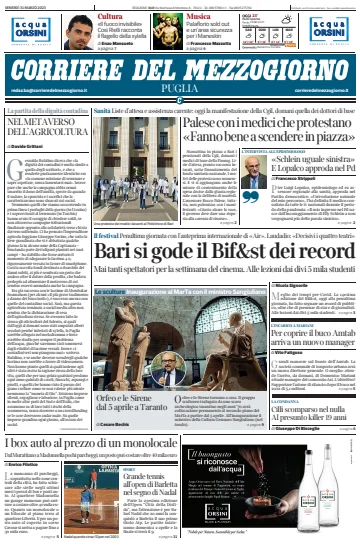 Corriere del Mezzogiorno (Puglia) - 31 Mar 2023