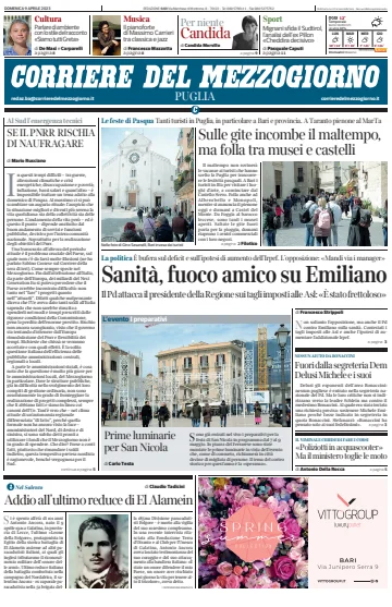 Corriere del Mezzogiorno (Puglia) - 9 Apr 2023