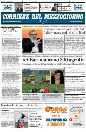 Corriere del Mezzogiorno (Puglia) - 16 Apr 2023