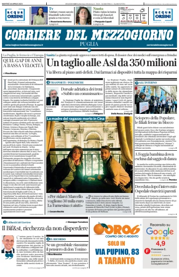 Corriere del Mezzogiorno (Puglia) - 18 Apr 2023