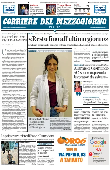 Corriere del Mezzogiorno (Puglia) - 19 Apr 2023