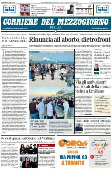 Corriere del Mezzogiorno (Puglia) - 23 Apr 2023