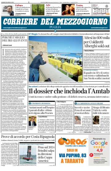 Corriere del Mezzogiorno (Puglia) - 28 Apr 2023