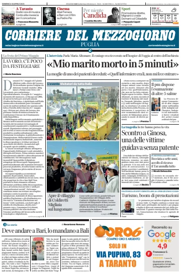 Corriere del Mezzogiorno (Puglia) - 30 Apr 2023