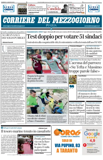 Corriere del Mezzogiorno (Puglia) - 14 May 2023