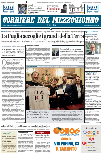 Corriere del Mezzogiorno (Puglia) - 21 May 2023