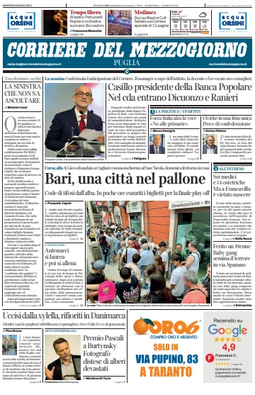 Corriere del Mezzogiorno (Puglia) - 6 Jun 2023