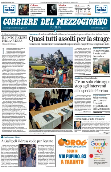 Corriere del Mezzogiorno (Puglia) - 16 Jun 2023