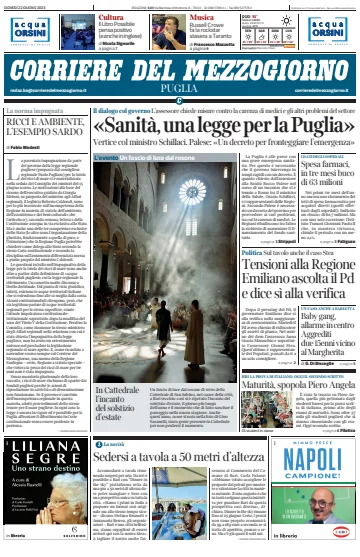 Corriere del Mezzogiorno (Puglia) - 22 Jun 2023
