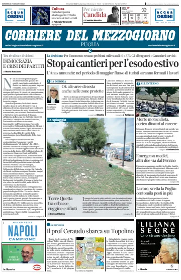 Corriere del Mezzogiorno (Puglia) - 25 Jun 2023