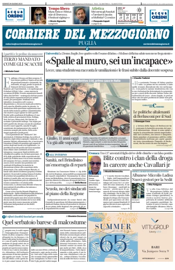 Corriere del Mezzogiorno (Puglia) - 29 Jun 2023