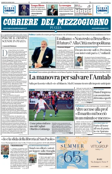 Corriere del Mezzogiorno (Puglia) - 30 Jun 2023