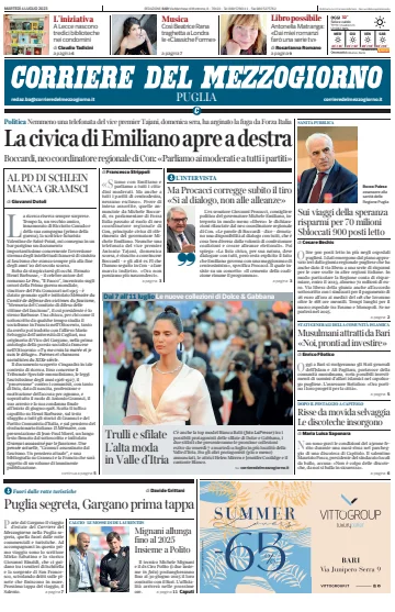 Corriere del Mezzogiorno (Puglia) - 4 Jul 2023