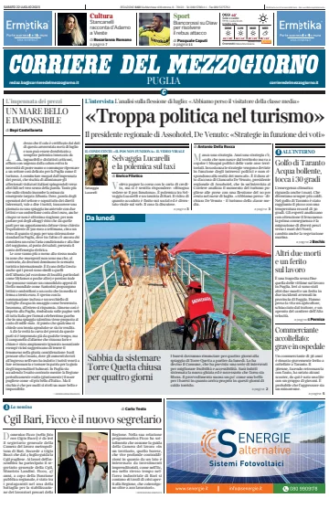 Corriere del Mezzogiorno (Puglia) - 22 Jul 2023