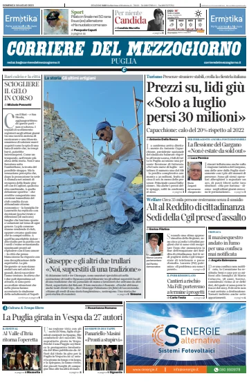 Corriere del Mezzogiorno (Puglia) - 30 Jul 2023