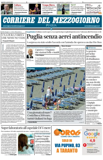 Corriere del Mezzogiorno (Puglia) - 1 Aug 2023