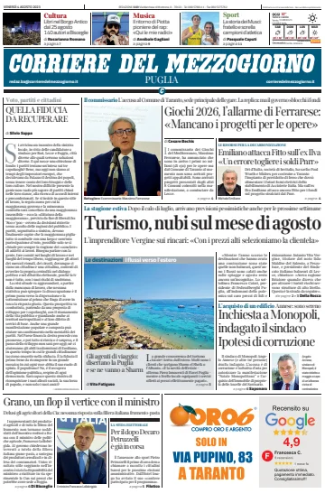 Corriere del Mezzogiorno (Puglia) - 4 Aug 2023