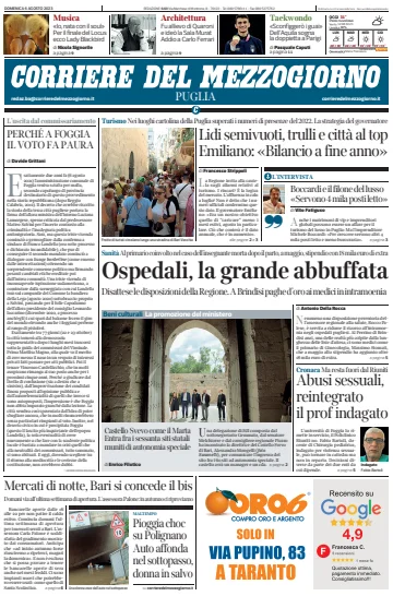 Corriere del Mezzogiorno (Puglia) - 6 Aug 2023