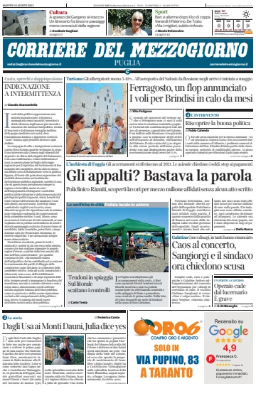Corriere del Mezzogiorno (Puglia) - 15 Aug 2023