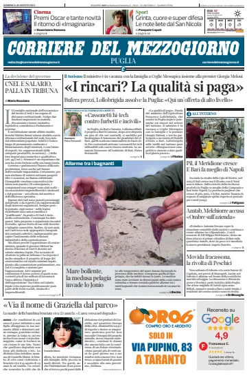 Corriere del Mezzogiorno (Puglia) - 20 Aug 2023