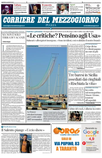 Corriere del Mezzogiorno (Puglia) - 22 Aug 2023
