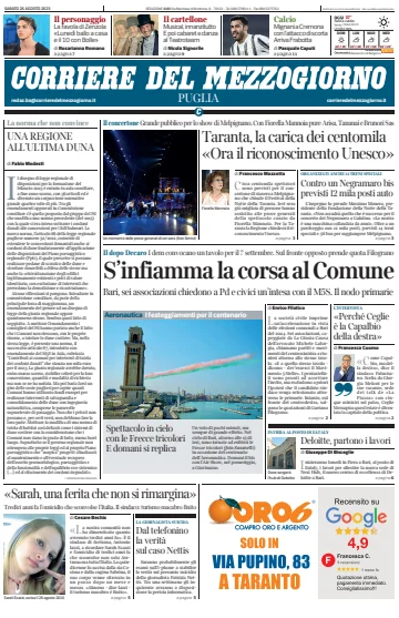 Corriere del Mezzogiorno (Puglia) - 26 Aug 2023