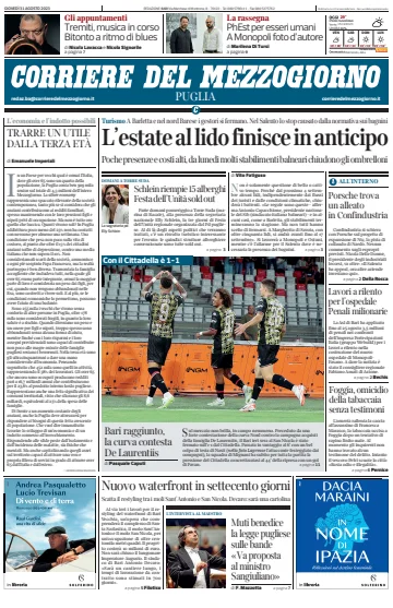 Corriere del Mezzogiorno (Puglia) - 31 Aug 2023