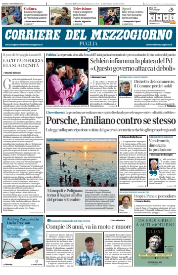 Corriere del Mezzogiorno (Puglia) - 2 Sep 2023