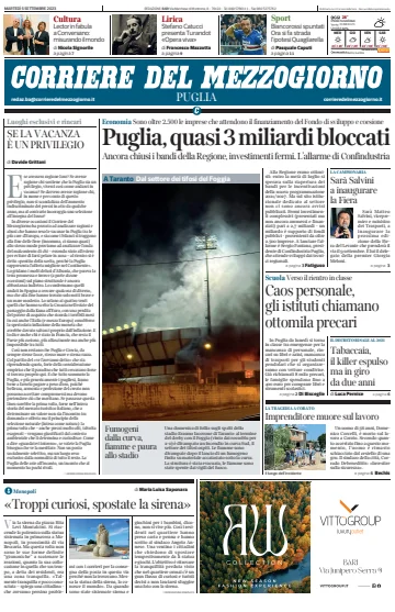 Corriere del Mezzogiorno (Puglia) - 5 Sep 2023