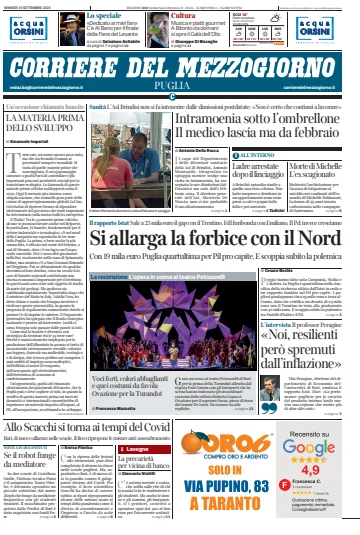 Corriere del Mezzogiorno (Puglia) - 15 Sep 2023