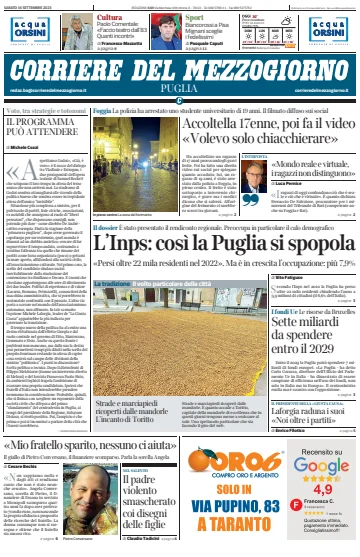 Corriere del Mezzogiorno (Puglia) - 16 Sep 2023