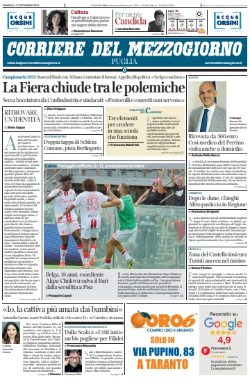 Corriere del Mezzogiorno (Puglia) - 17 Sep 2023