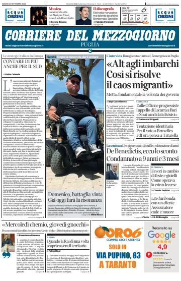 Corriere del Mezzogiorno (Puglia) - 23 Sep 2023
