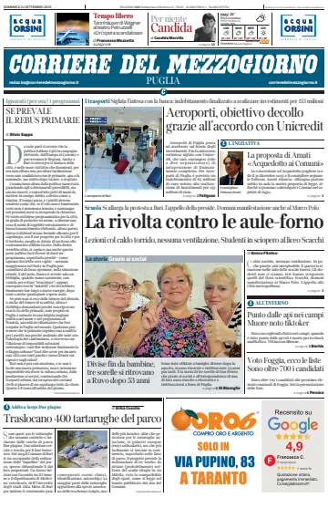 Corriere del Mezzogiorno (Puglia) - 24 Sep 2023