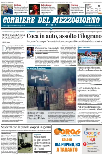 Corriere del Mezzogiorno (Puglia) - 3 Oct 2023