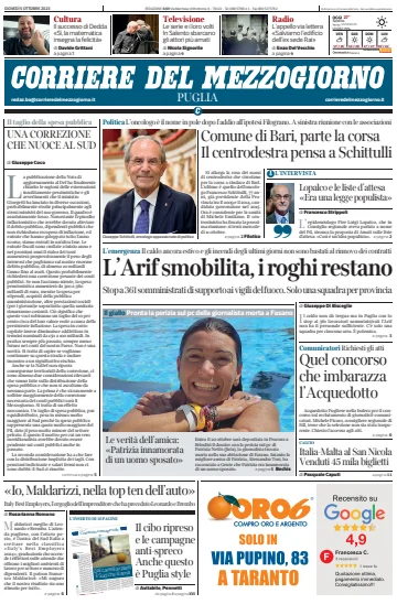 Corriere del Mezzogiorno (Puglia) - 5 Oct 2023