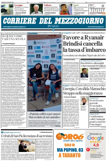 Corriere del Mezzogiorno (Puglia) - 6 Oct 2023