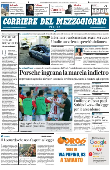 Corriere del Mezzogiorno (Puglia) - 8 Oct 2023