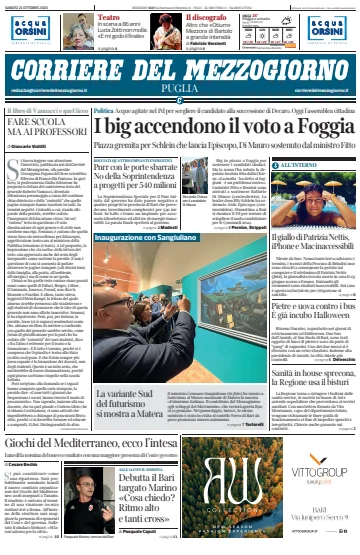 Corriere del Mezzogiorno (Puglia) - 21 Oct 2023