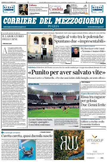 Corriere del Mezzogiorno (Puglia) - 22 Oct 2023