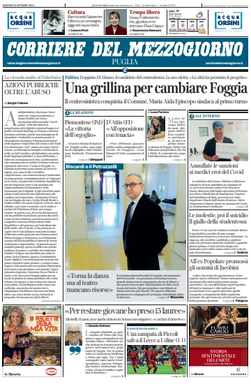 Corriere del Mezzogiorno (Puglia) - 24 Oct 2023