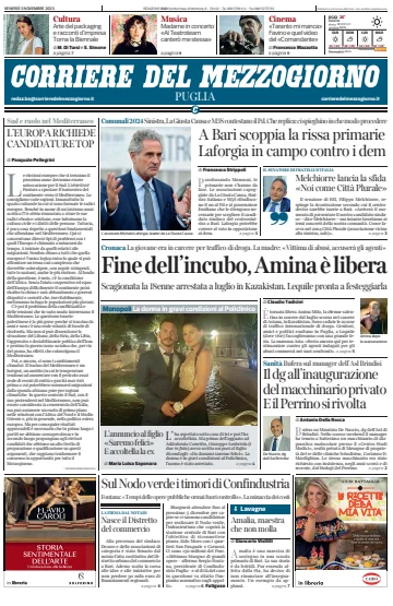 Corriere del Mezzogiorno (Puglia) - 3 Nov 2023