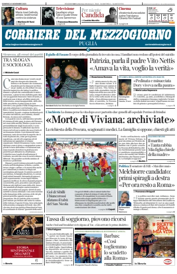 Corriere del Mezzogiorno (Puglia) - 5 Nov 2023