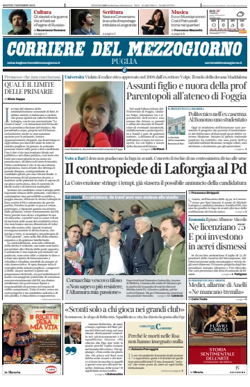 Corriere del Mezzogiorno (Puglia) - 7 Nov 2023