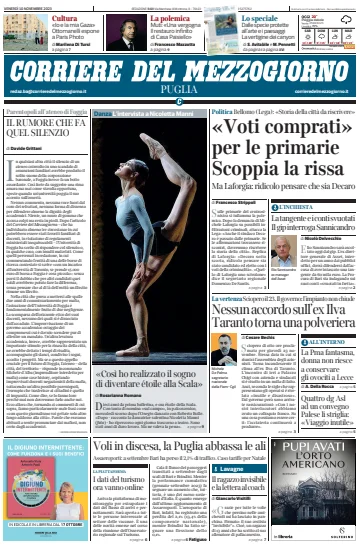 Corriere del Mezzogiorno (Puglia) - 10 Nov 2023