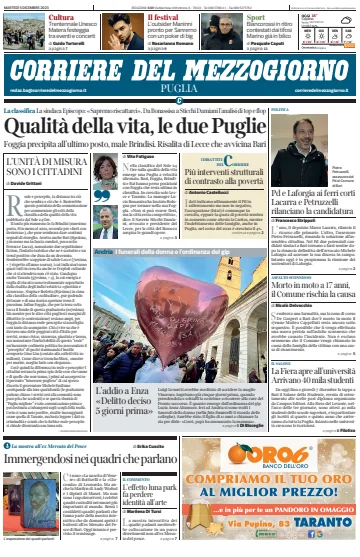 Corriere del Mezzogiorno (Puglia) - 5 Dec 2023